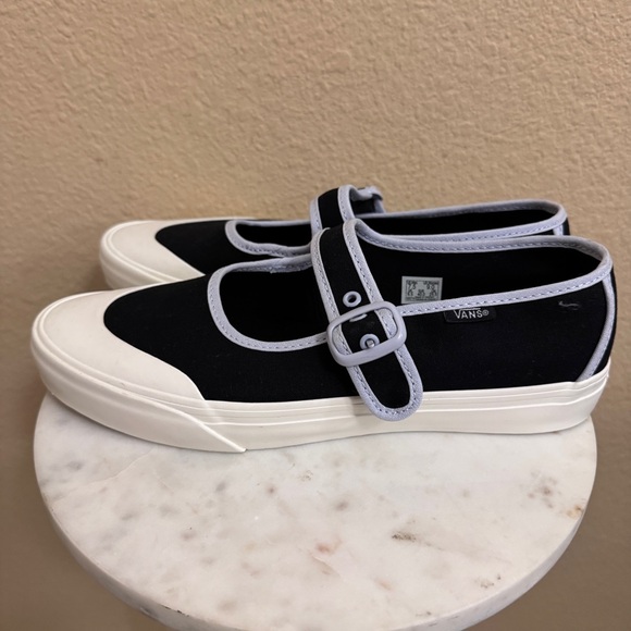 NEW Women VANS Mary Jane Style 93 sneaker shoe Ballerina black white Various - Picture 5 of 9